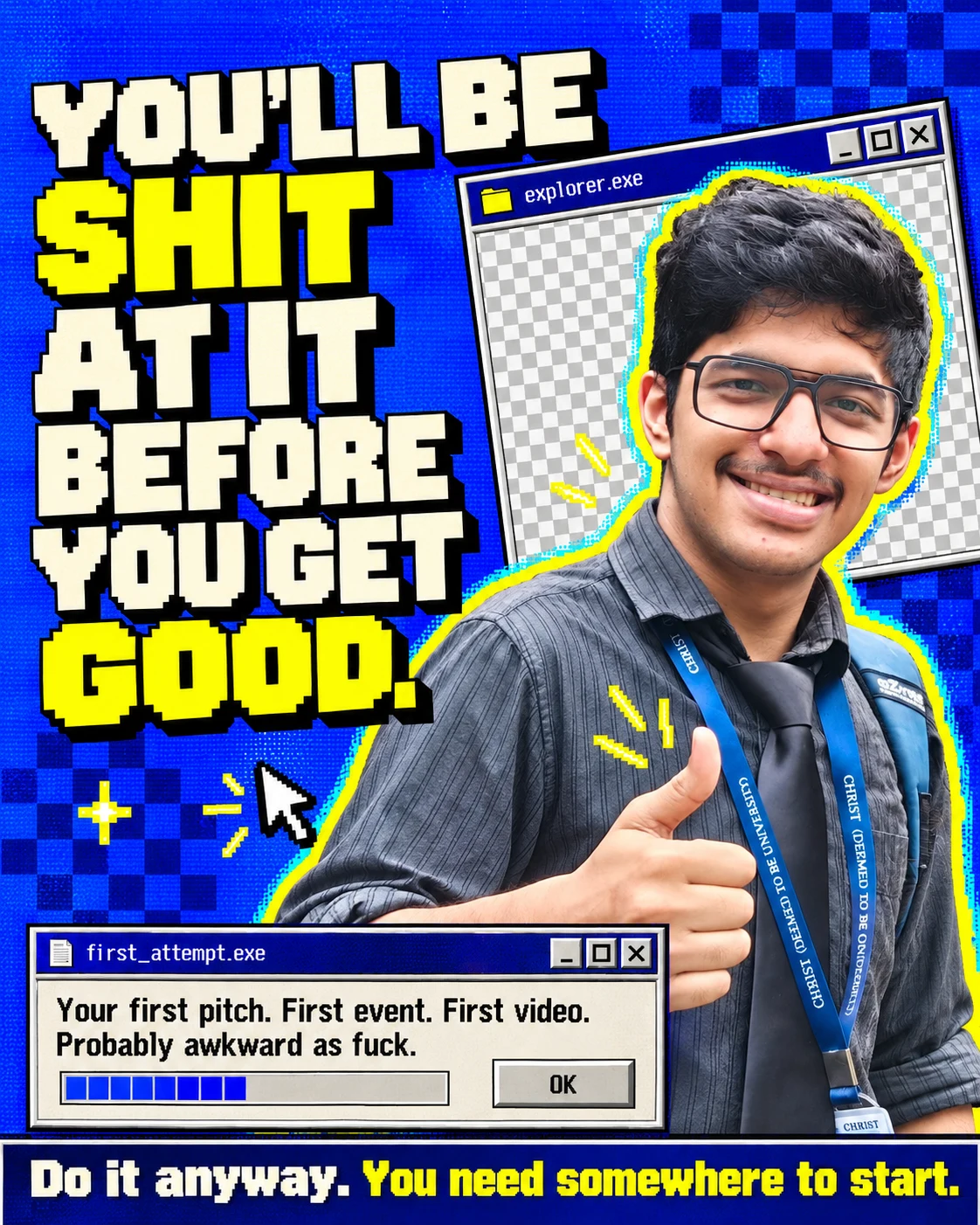 Shit nobody tells you about starting something. — slide 4